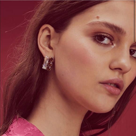 NWT For Love and Lemons Cleo Mismatched Earrings Jewelry FL&L - Picture 4 of 12